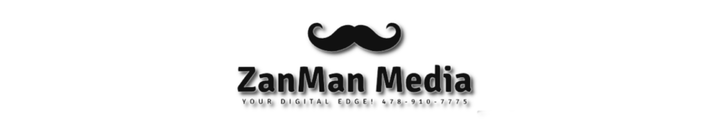 Header image: ZanMan Media logo with a stylish lettering and a handlebar mustache, symbolizing 'Your Digital Edge'